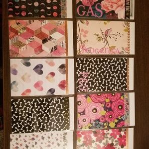 10 Laminated & Labeled cash envelopes